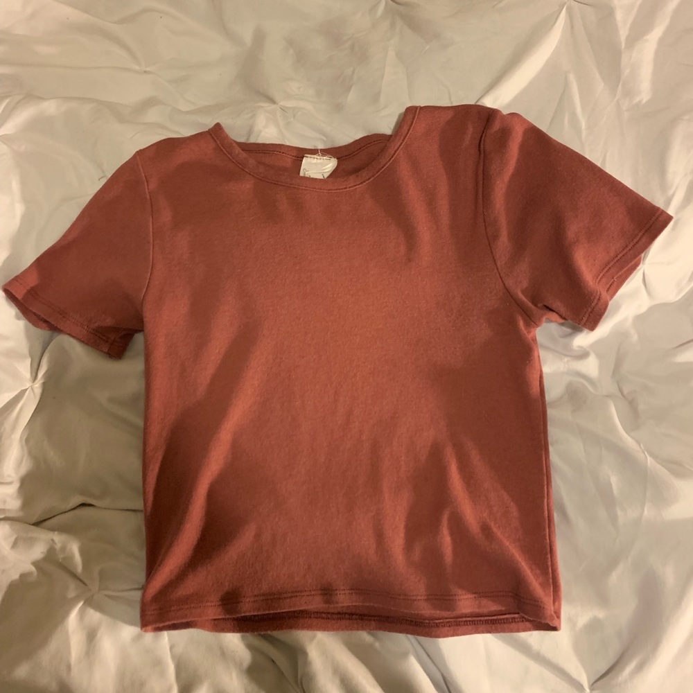 pink baby tee